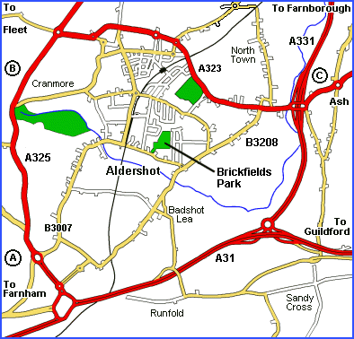 Local area map, click for a larger view