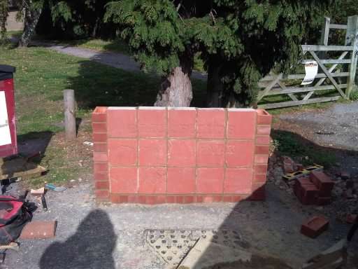 Re-building the Brickfields plinth, picture courtesy www.bricksandbread.com, click for a larger image