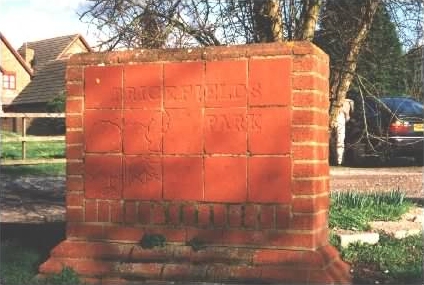 Brickfields Country Park plaque